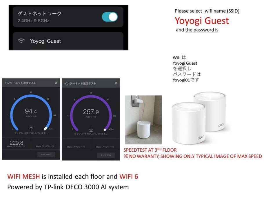 Shibuyayoyogi Shinjuku 8psn 70sqm New Maisonette * Tōkyō