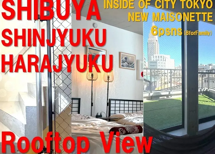 Shibuyayoyogi Shinjuku 8Psn 70Sqm New Apartment Maisonette